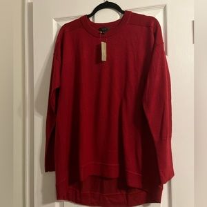 JCrew NWT red sweater